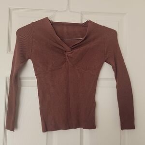 Four different colors and styles knit tops